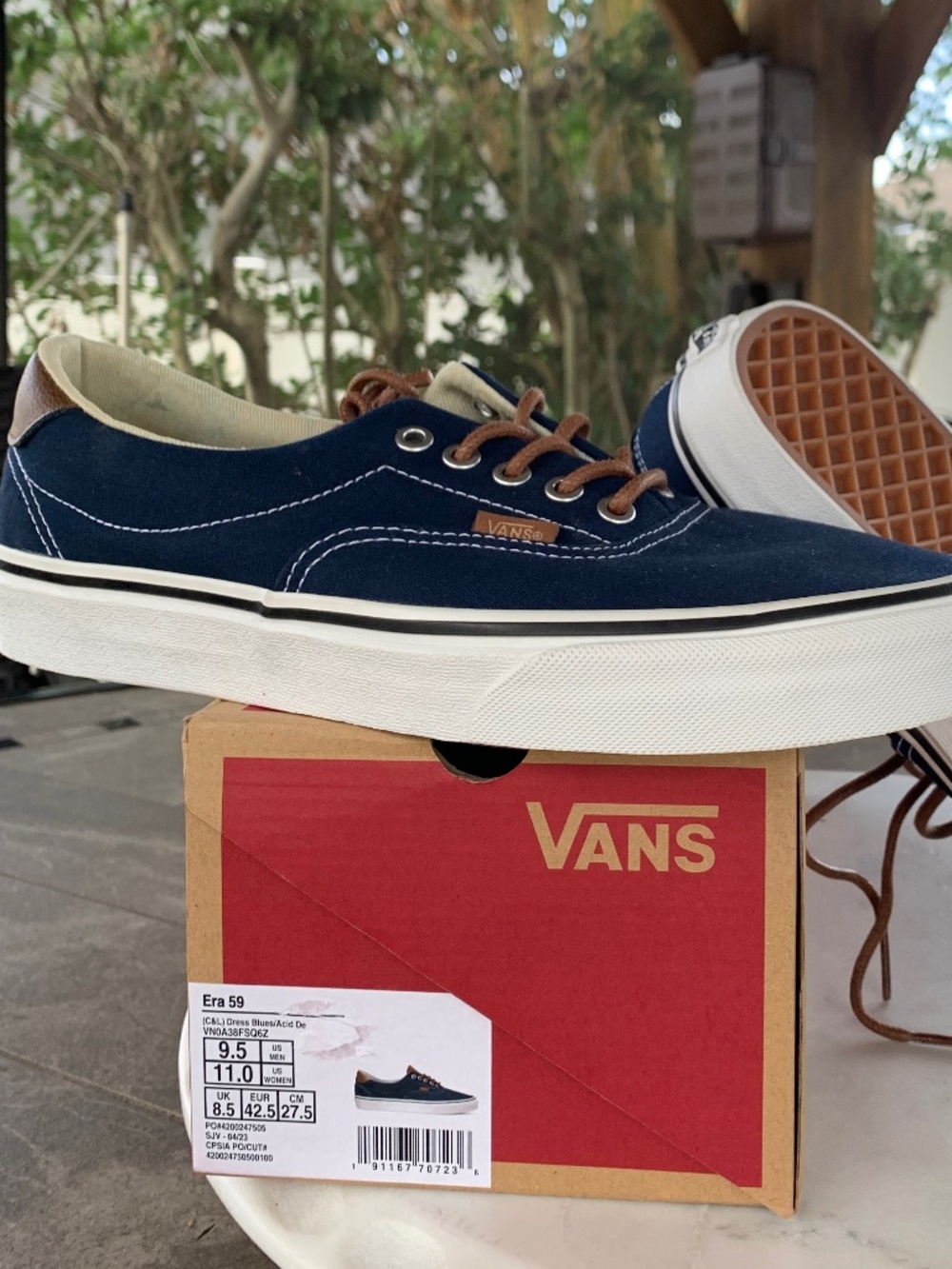 Vans Era 59 Dress Blue Acid Dream Men's 9.5 Women's 11 VN0A38FSQ6Z New